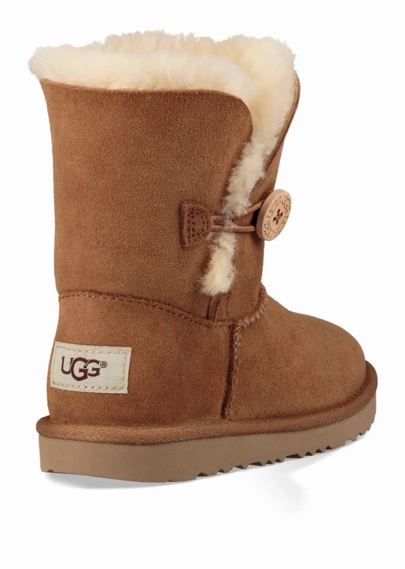 Kids UGG Bailey Button II  Cozy Sheepskin Boot with Versatile Style Ugg cozy footwear visuals