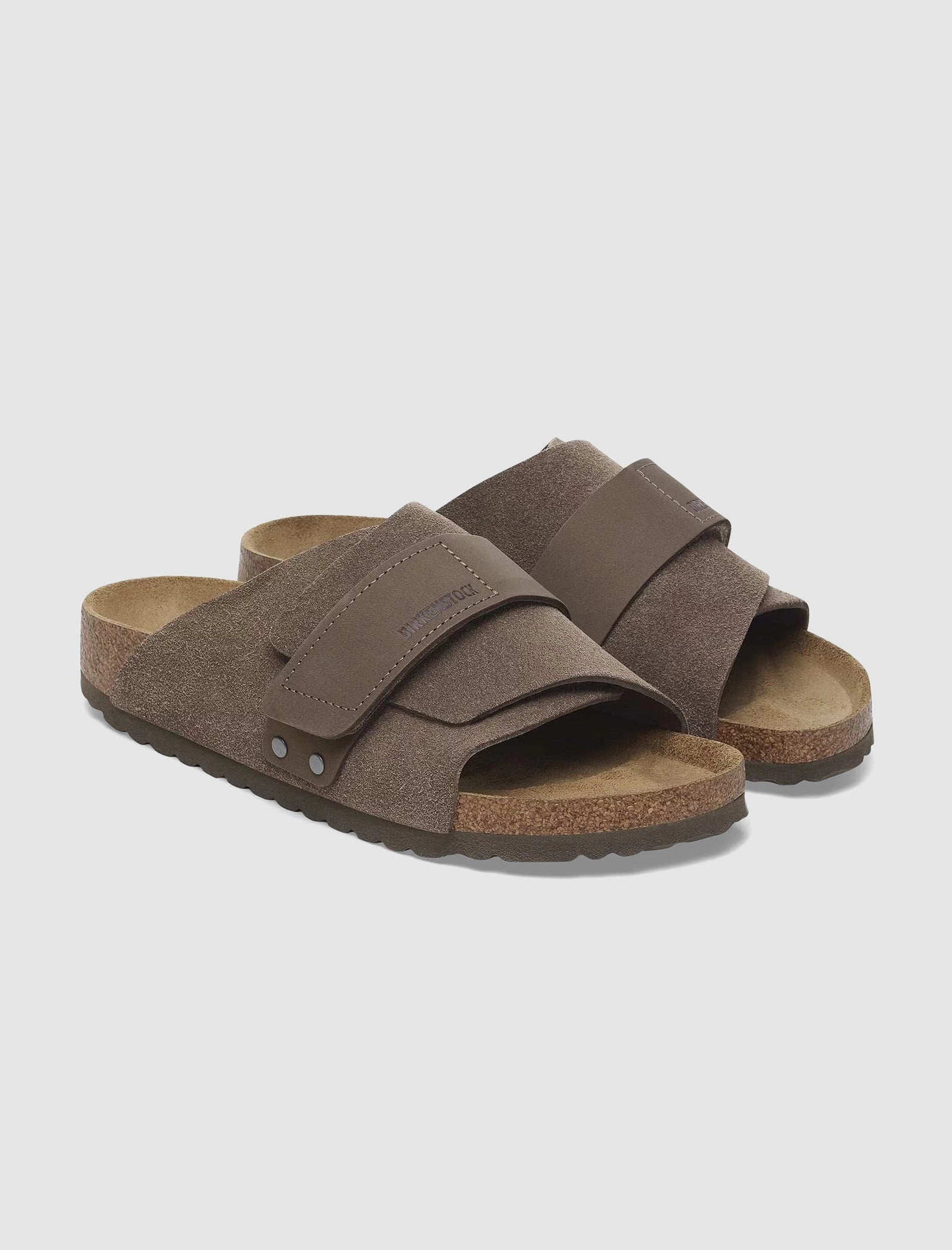KYOTO NUBUCK LEATHER/SUEDE "GRAY" Arch Support Footbeds
