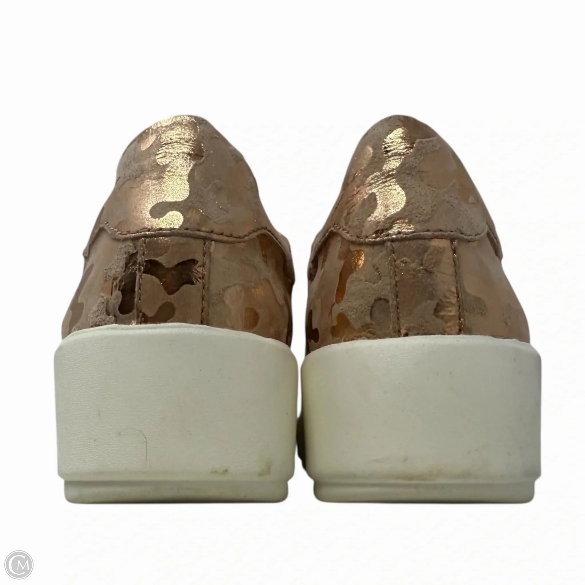 Layton Pace Sneaker By Clarks In Rose Gold, Size: 10.5 Leather Footwear
