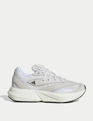 Lightblaze Shoes - Crystal White/Cloud White/Grey One Adidas everyday sneakers with comfort cushioning