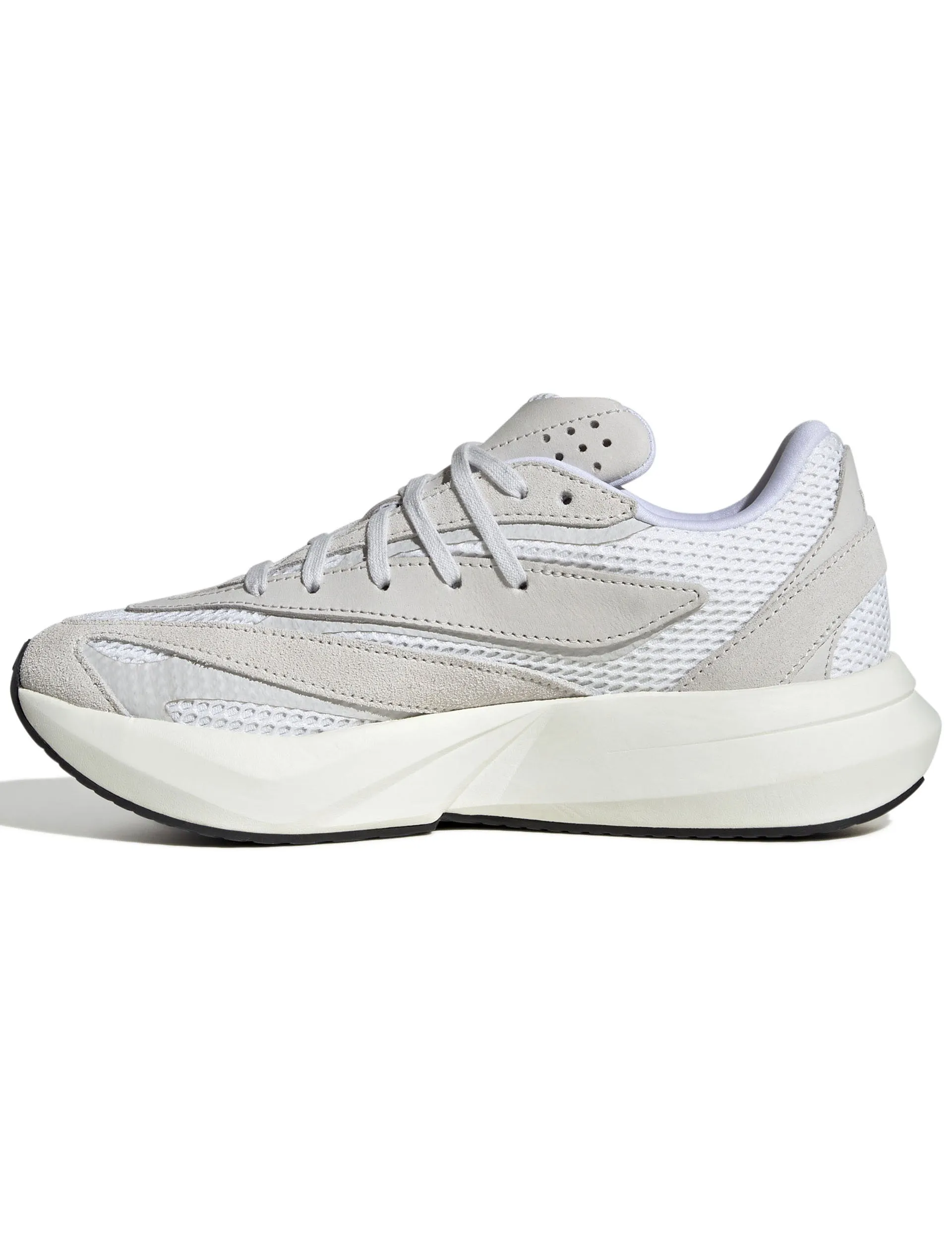 Lightblaze Shoes - Crystal White/Cloud White/Grey One Adidas trendy casual shoe styles