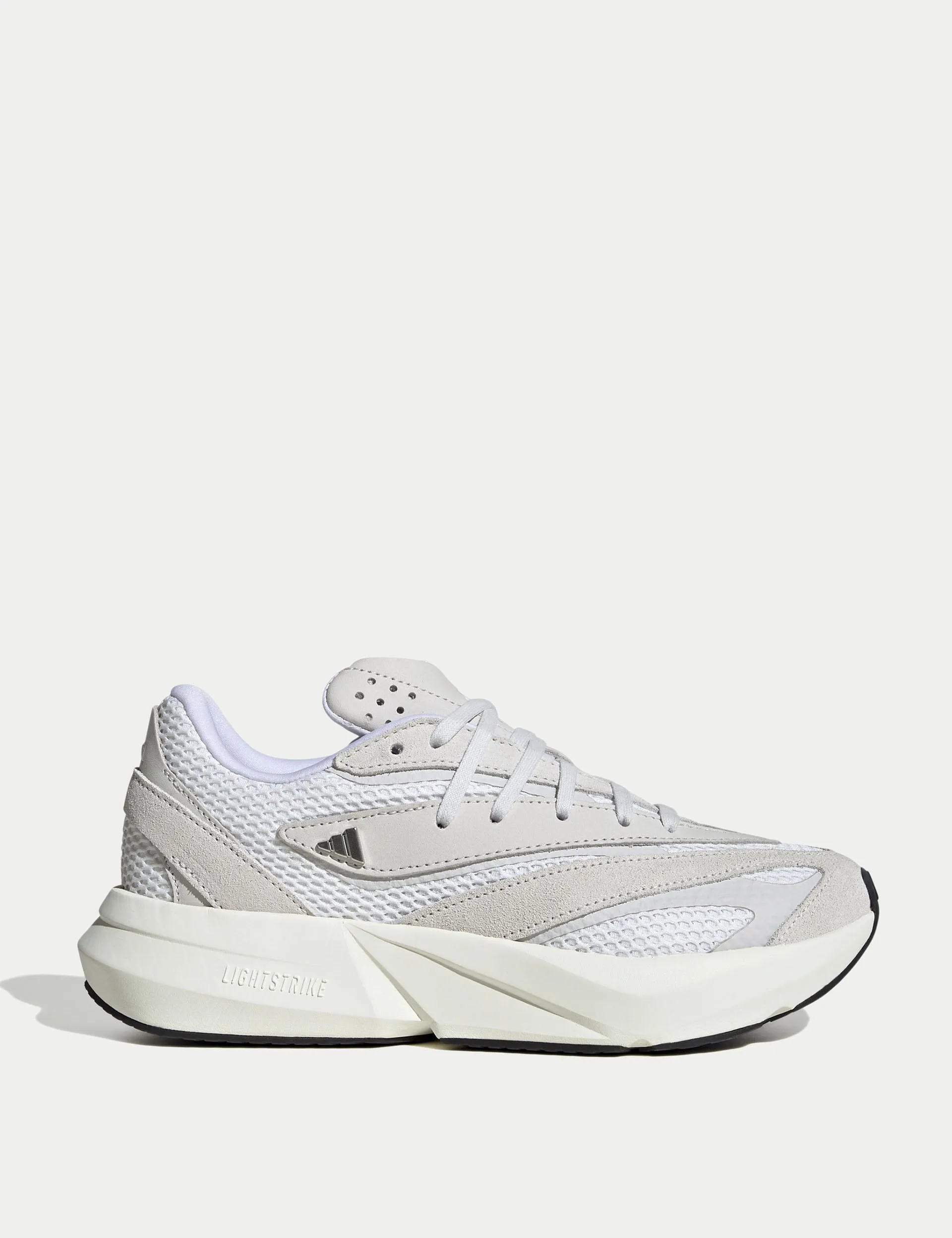 Lightblaze Shoes - Crystal White/Cloud White/Grey One Adidas everyday sneakers with comfort cushioning