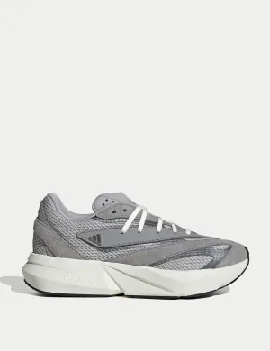 Lightblaze Shoes - Grey Two/Grey Three/Iron Metallic Adidas everyday sneakers with comfort cushioning