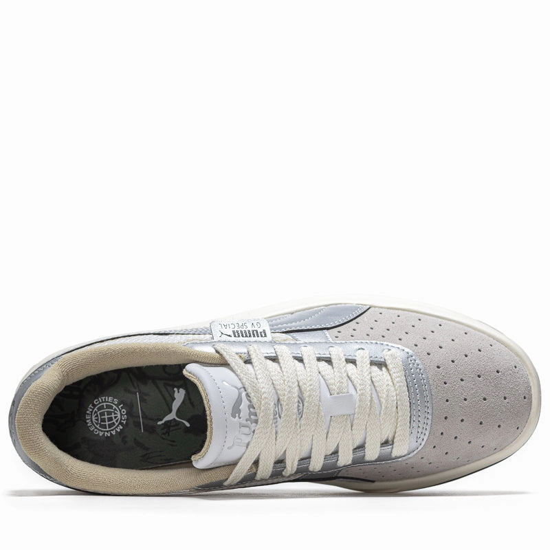 Lost Management Cities x Puma GV Special - Warm White/Cool Mid Grey Puma trainer style images