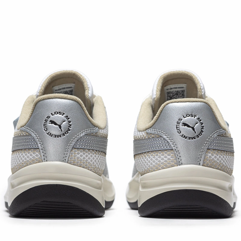 Lost Management Cities x Puma GV Special - Warm White/Cool Mid Grey Puma trainer style images