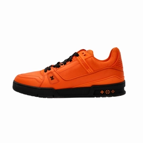 Louis Vuitton LV Trainer Orange Black Nike training shoes with flexible soles