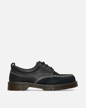 Lowell Analine Leather Moc Toe Shoes Black Dr. Martens shoe options
