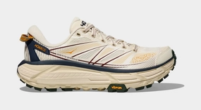 Mafate Speed 2 Womens Running Shoes (Beige/Black) Trail-ready Hoka hiking shoes