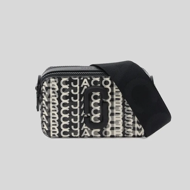 Marc Jacobs Bags MARC JACOBS Monogram Lenticular Snapshot Black/White 2R3HCR003H01