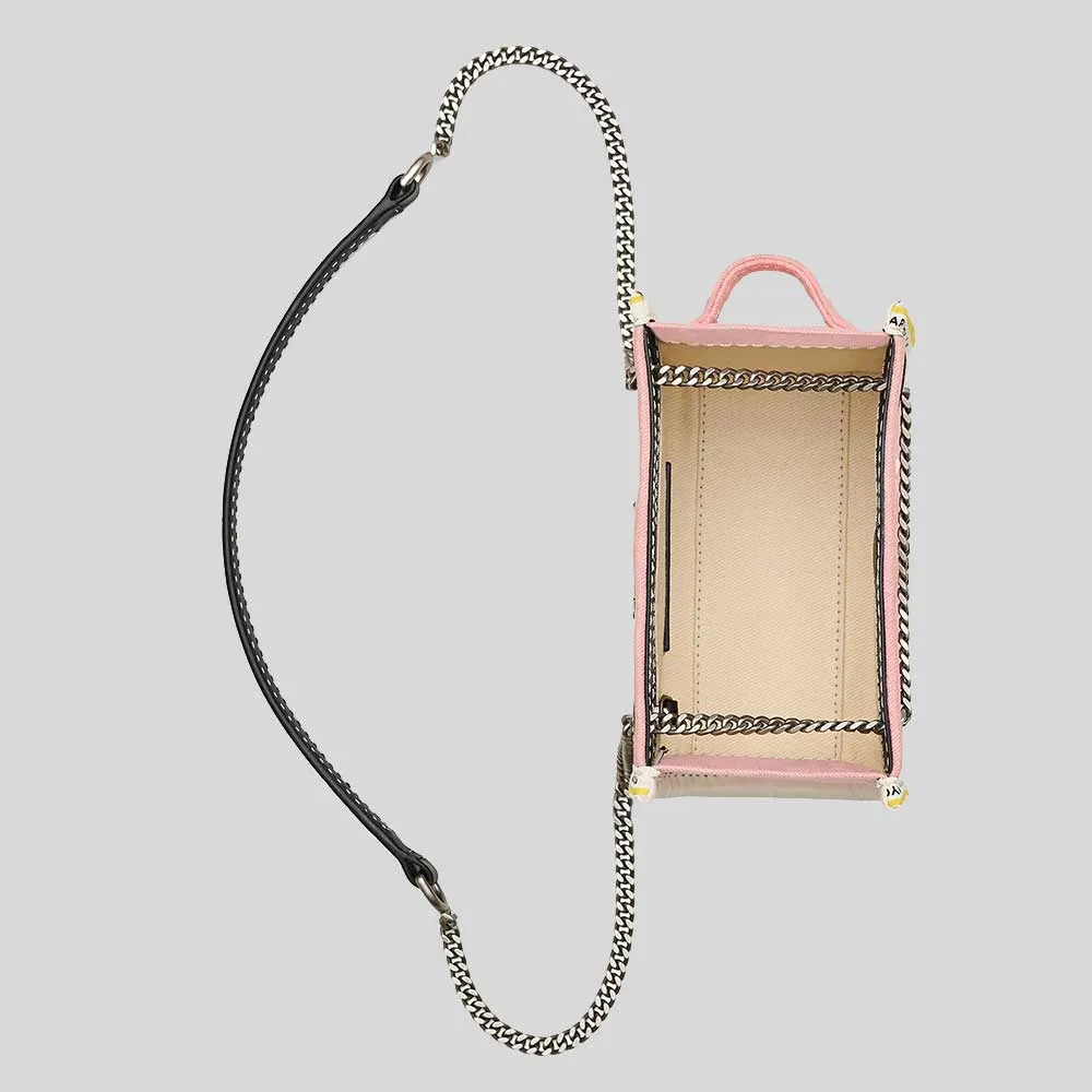 Marc Jacobs Bags MARC JACOBS The Denim Chain Crossbody Tote Bag Ribbon Pink 2F4HCR016H05
