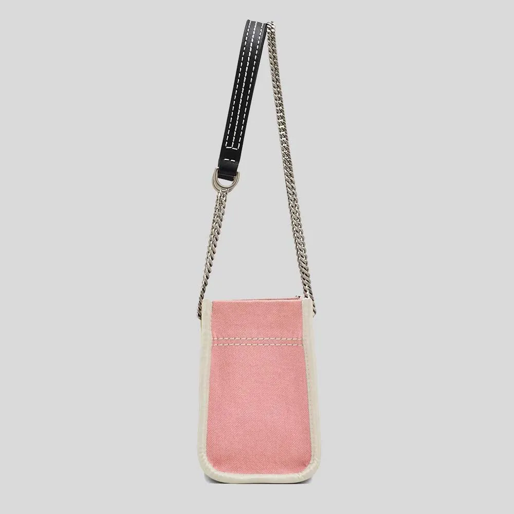 Marc Jacobs Bags MARC JACOBS The Denim Chain Crossbody Tote Bag Ribbon Pink 2F4HCR016H05