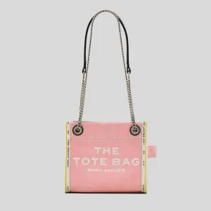 Marc Jacobs Bags MARC JACOBS The Denim Chain Crossbody Tote Bag Ribbon Pink 2F4HCR016H05