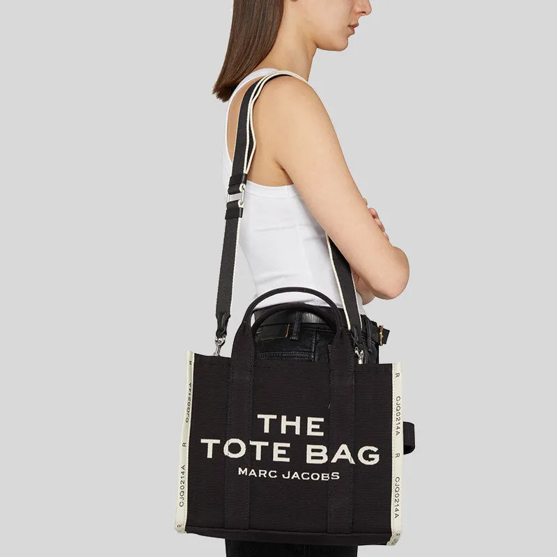 Marc Jacobs Bags MARC JACOBS The Jacquard Medium Tote Bag Black M0017027