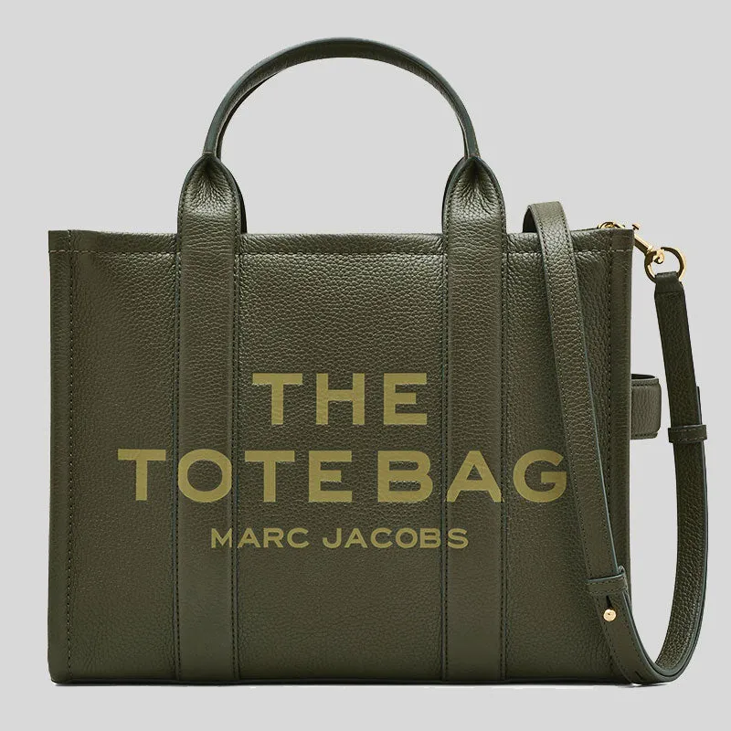 Marc Jacobs Bags MARC JACOBS The Leather Medium Tote Bag Forest H004L01PF21