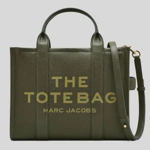 Marc Jacobs Bags MARC JACOBS The Leather Medium Tote Bag Forest H004L01PF21