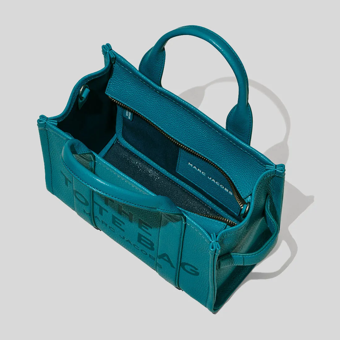 Marc Jacobs Bags MARC JACOBS The Leather Small Tote Bag Traveler Tote Harbor Blue H009L01SP21