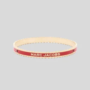 Marc Jacobs Bags MARC JACOBS The Medallion Scalloped Bangle Bracelet True Red Gold J103MT7PF22