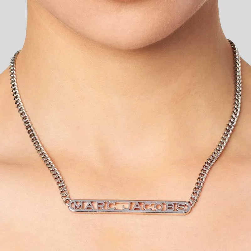 Marc Jacobs Bags MARC JACOBS The Monogram Chain Necklace Silver J305M03FA22