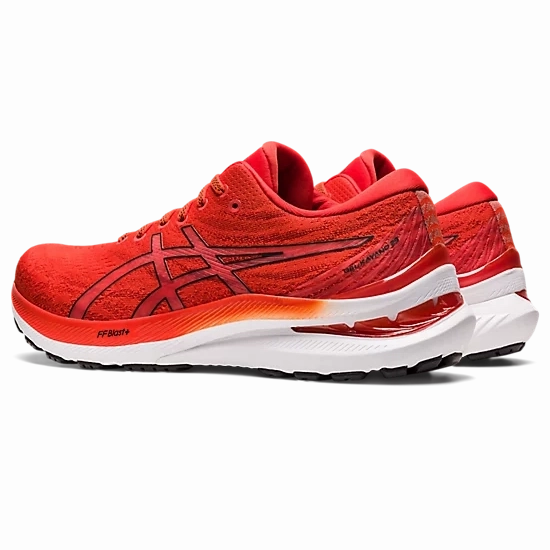 Men's Asics Gel-Kayano 29 Tomato/Black Cushion Control Trainers