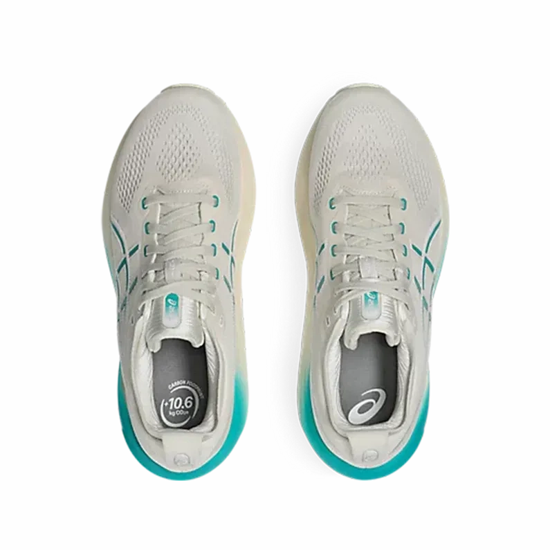 Men's Asics GEL-KAYANO 31 Birch /Wave Teal Cushion Control Trainers