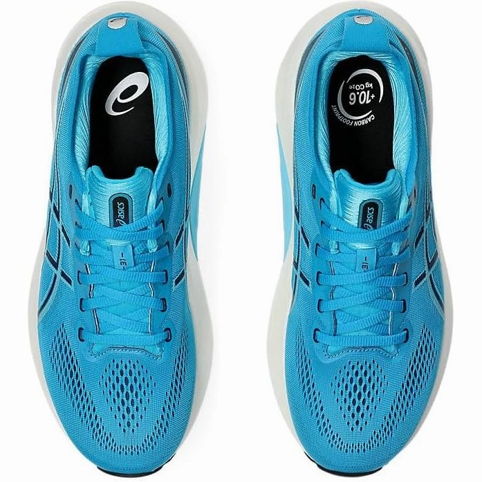 Men's Asics GEL-KAYANO 31  digital Aqua/Bright Cyan Cushion Control Trainers