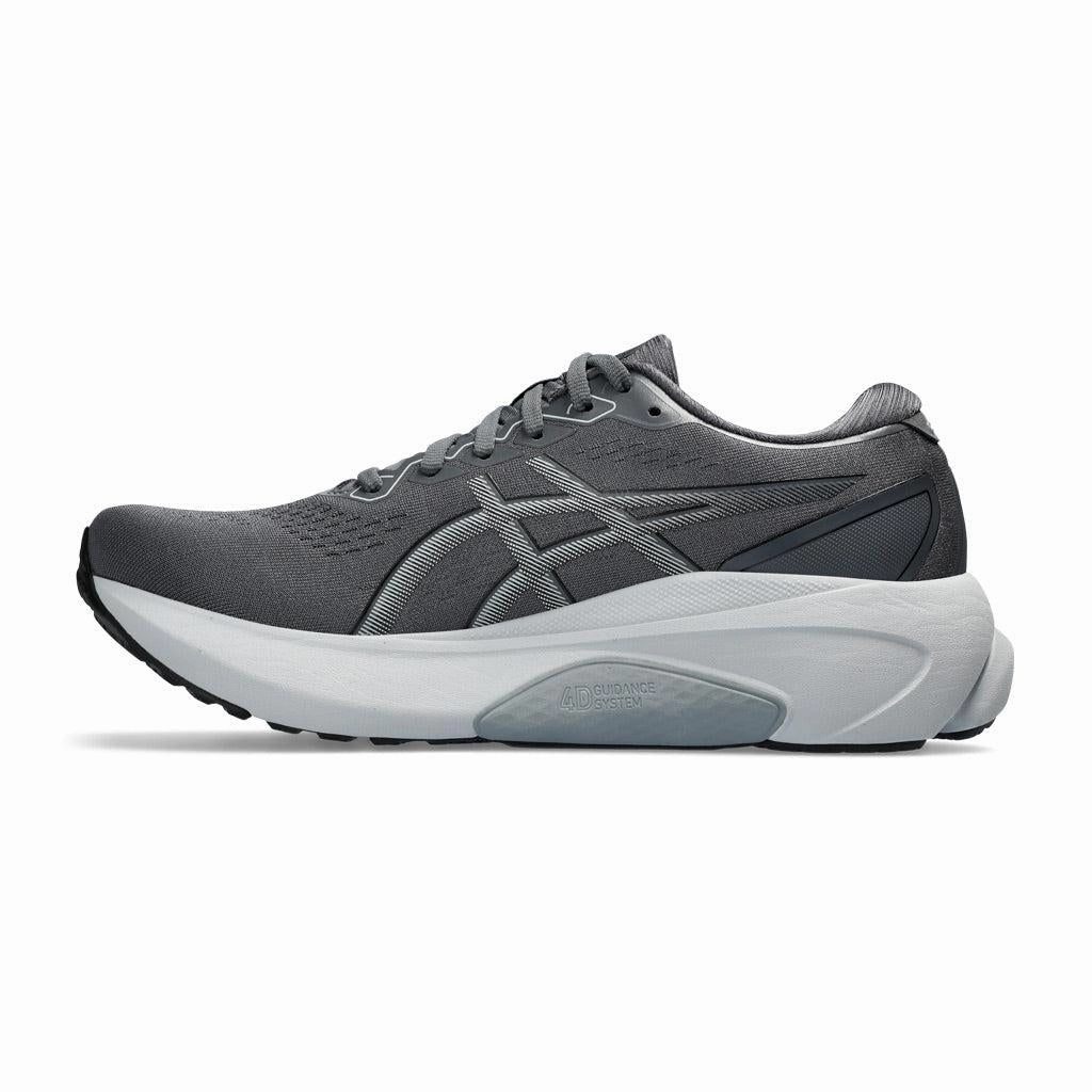 Men's Asics Kayano 30 Grey/Piedmont Grey Cushion Control Trainers