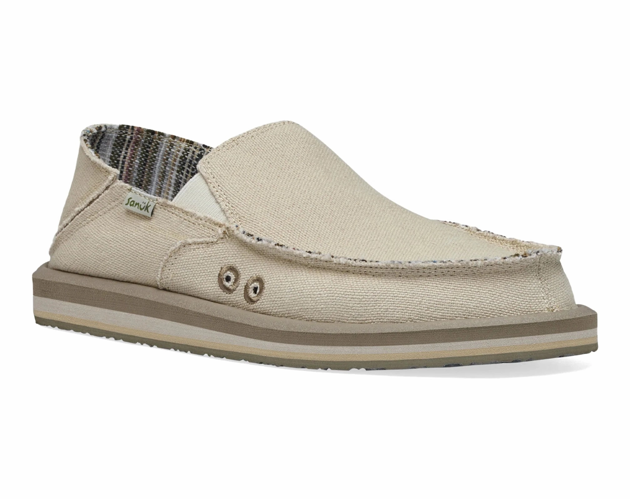 Men's Donny Hemp Yoga Style Slip-Ons