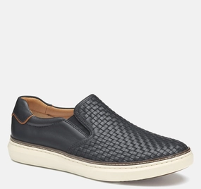 Men's McGuffey 2 Woven Slip Johnston Murphy footwear