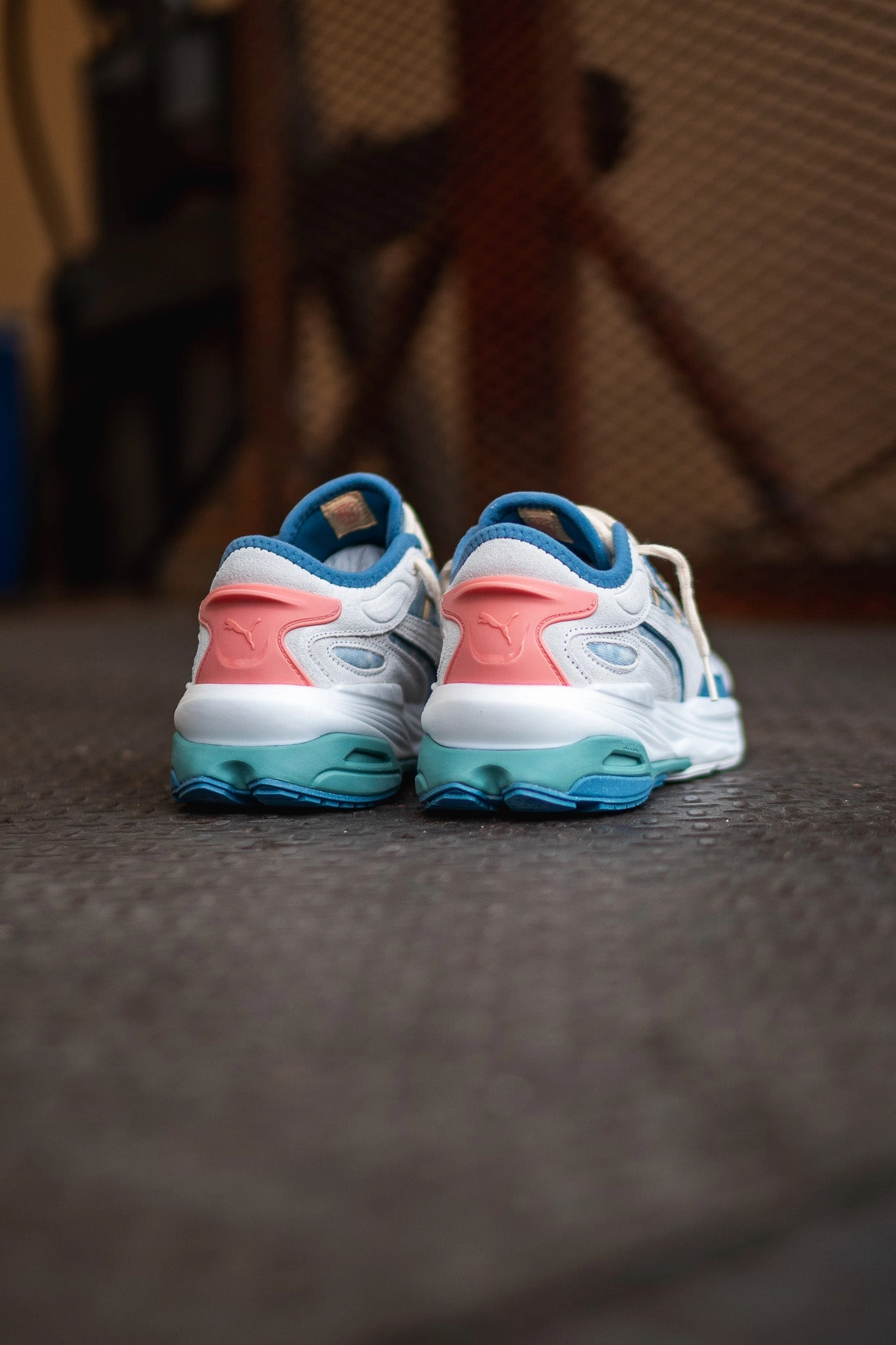 Men's Puma Extent Nitro RE:ESCAPE (Vapor Gray/Deep Dive) Puma athletic shoe visuals