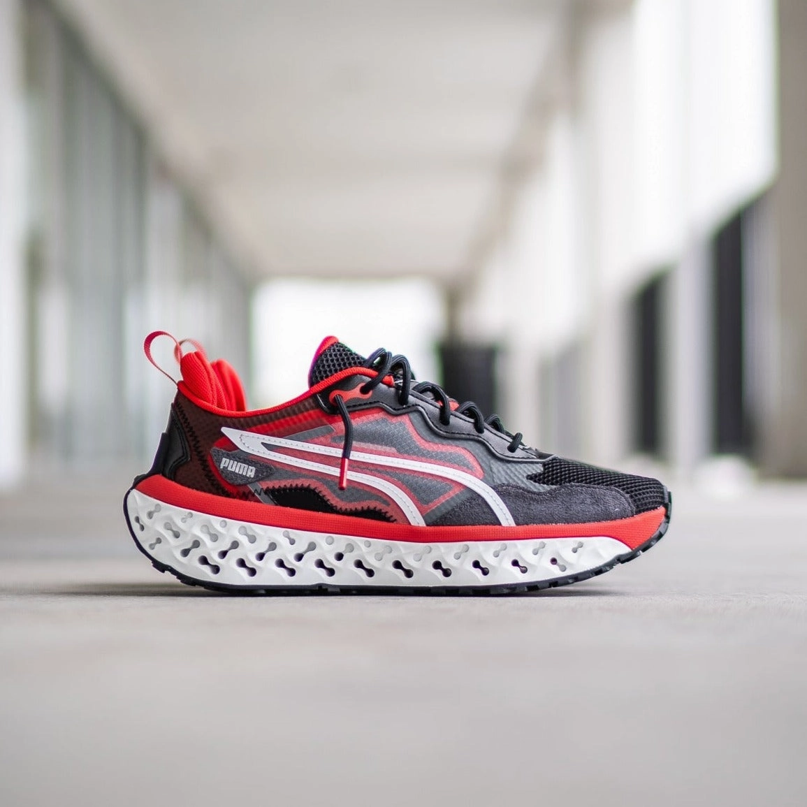 Men's Puma XETIC Sculpt x Ferrari (Rosso Corsa) Puma trendy footwear styles