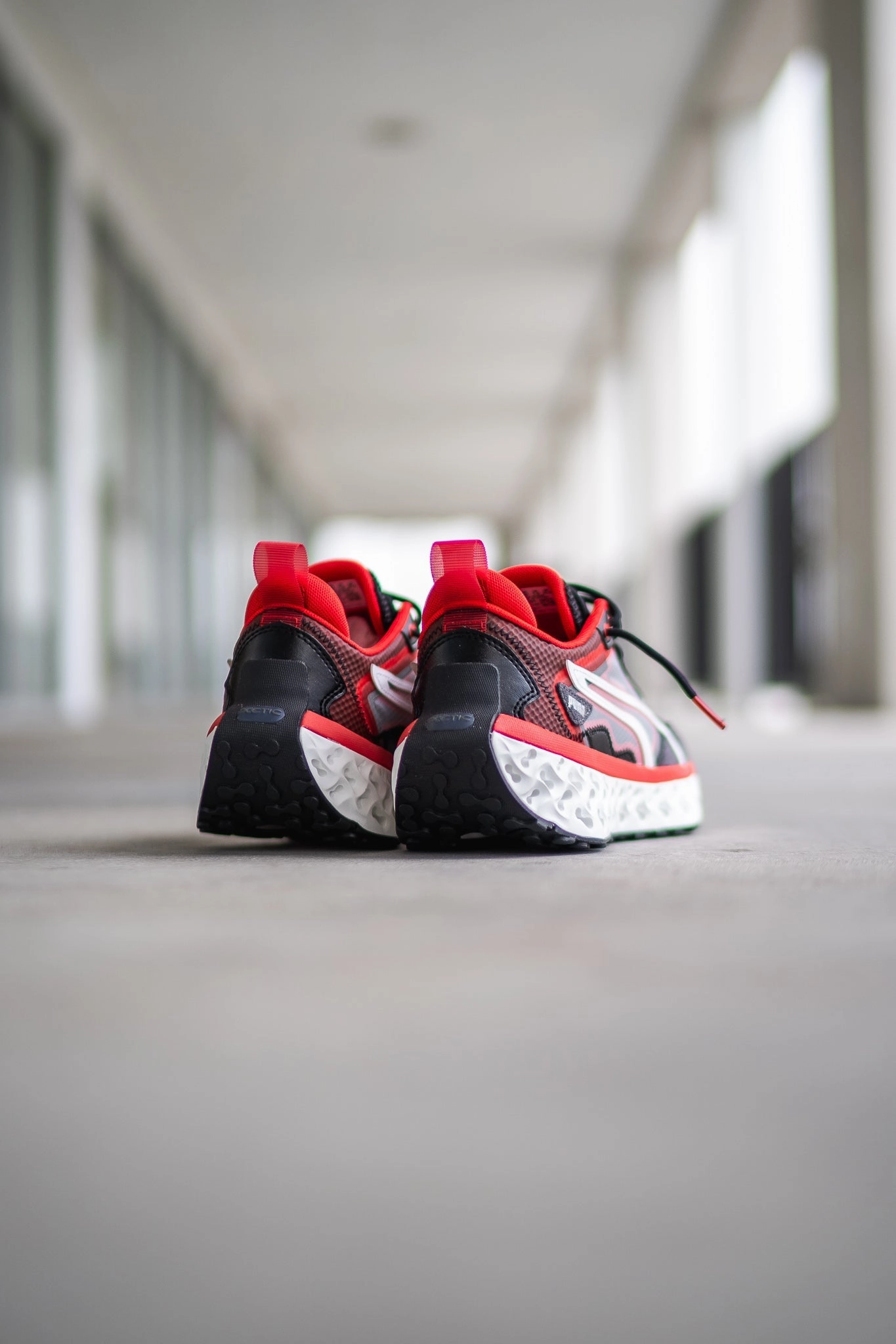 Men's Puma XETIC Sculpt x Ferrari (Rosso Corsa) Puma athletic shoe visuals