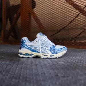 Mens Asics Gel-Kayano 14 (Cream/Denim Blue) Asics sport performance shoes