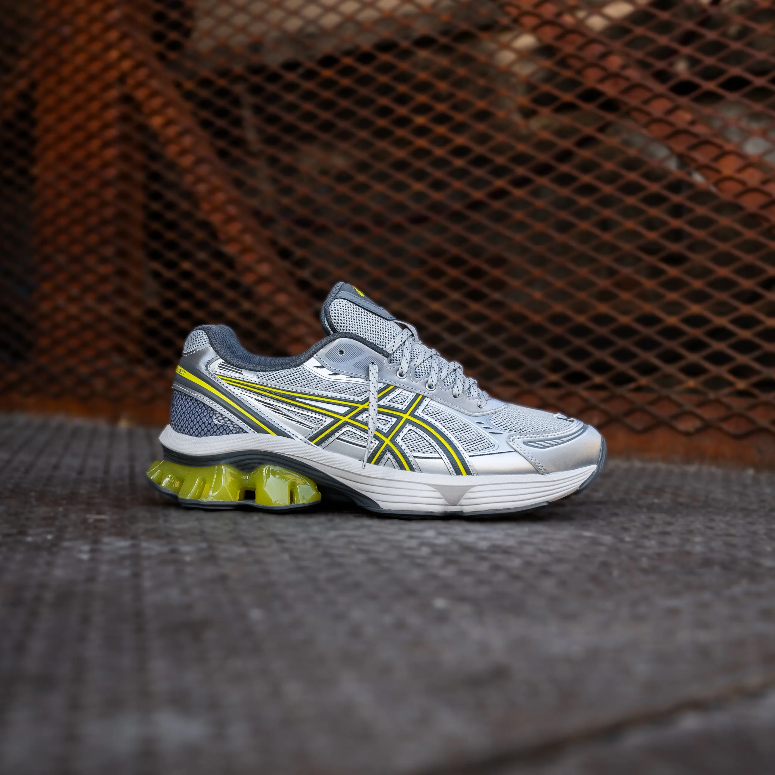 Mens Asics Gel-Kinetic Fluent (Glacier Grey/Steel Grey) Asics sport performance shoes