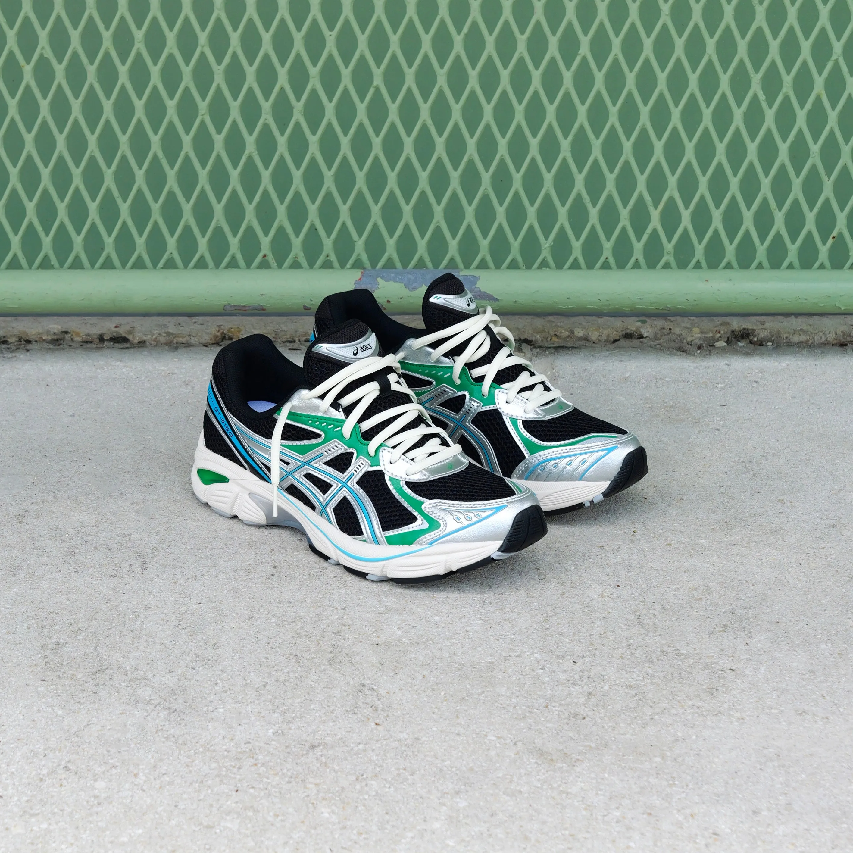Mens Asics GT-2160 (Black/Morpho) running shoe close-up shots