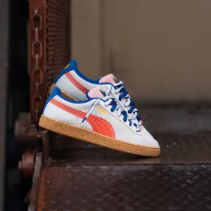 Mens Puma Suede Podium (Alpine Snow/Gum) Puma trendy footwear styles