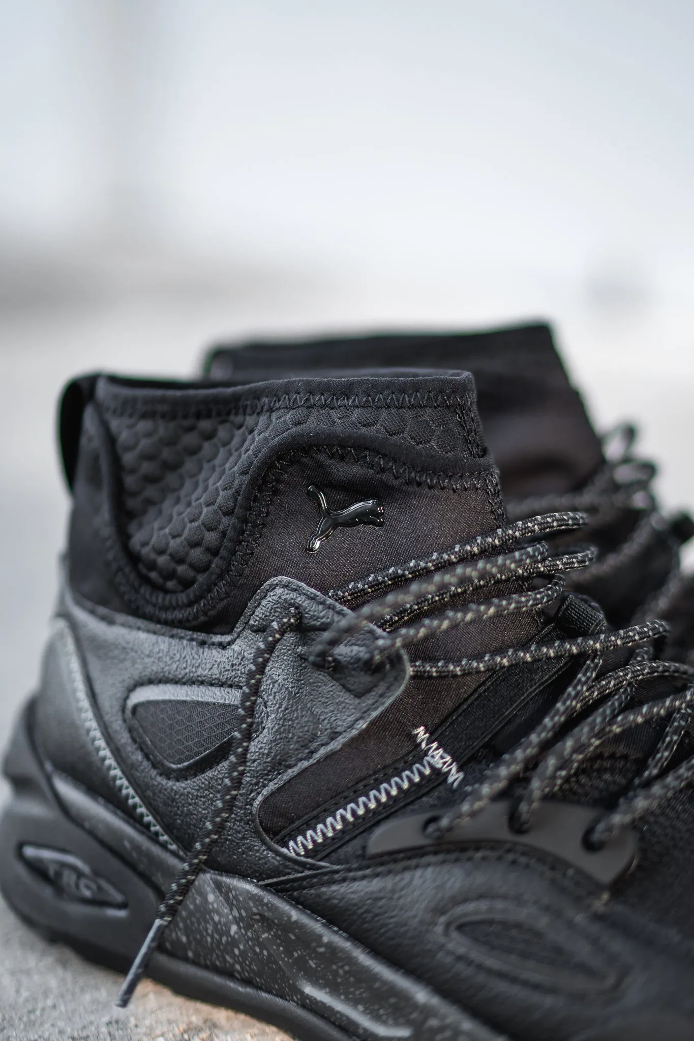 Men's Puma TRC Blaze Mid WS (Puma Black/Castlerock) Puma athletic shoe visuals