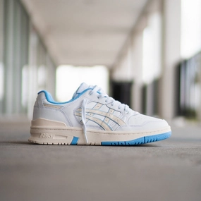 Mens Asics EX89 (White/Cream/Powder Blue) Asics sport performance shoes