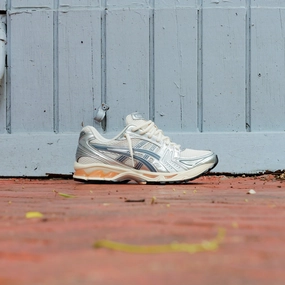 Mens Asics Gel-Kayano 14 (Cream/Ironclad) Asics sport performance shoes
