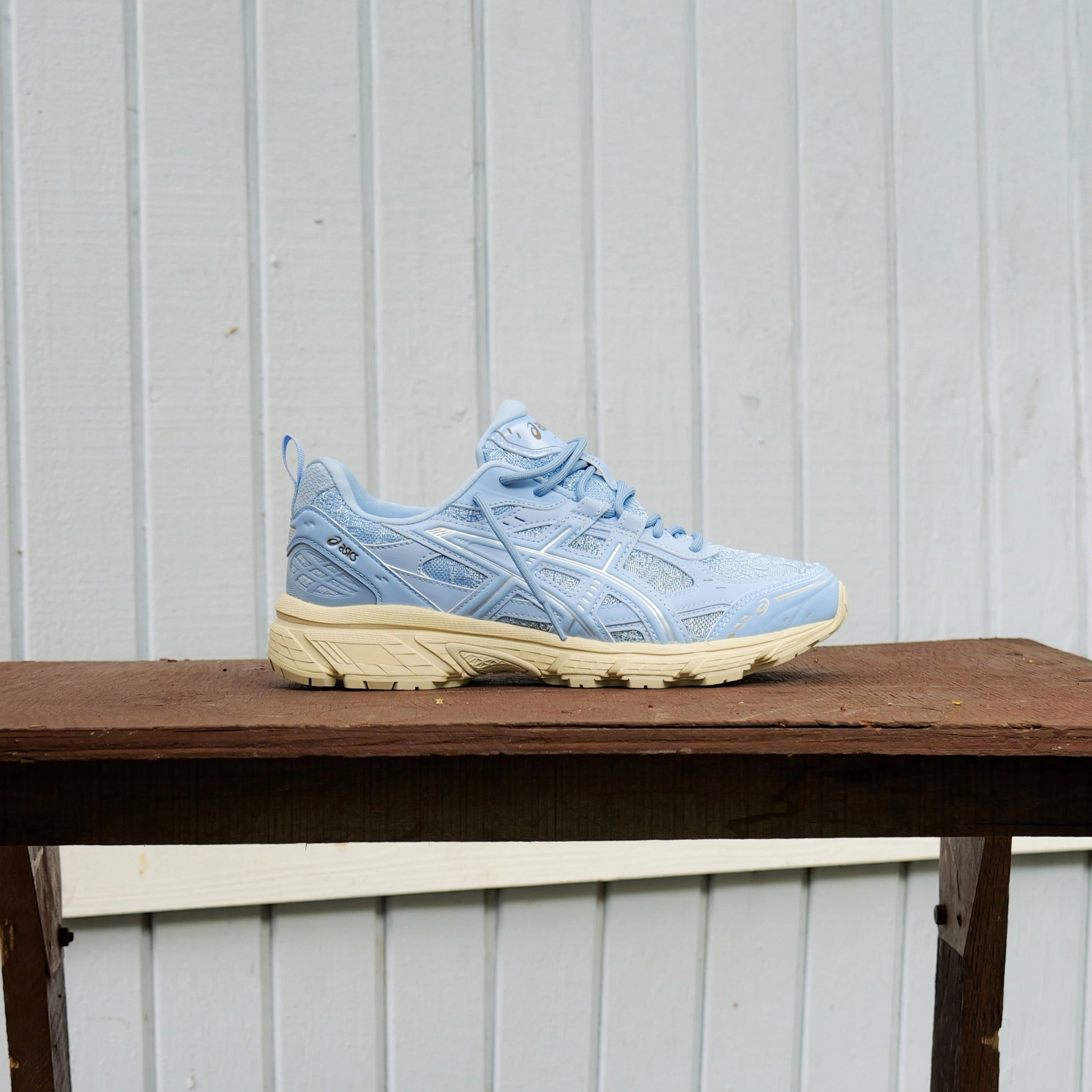 Mens Asics Gel-Nunobiki (Stone Wash/Pure Silver) Asics sport performance shoes
