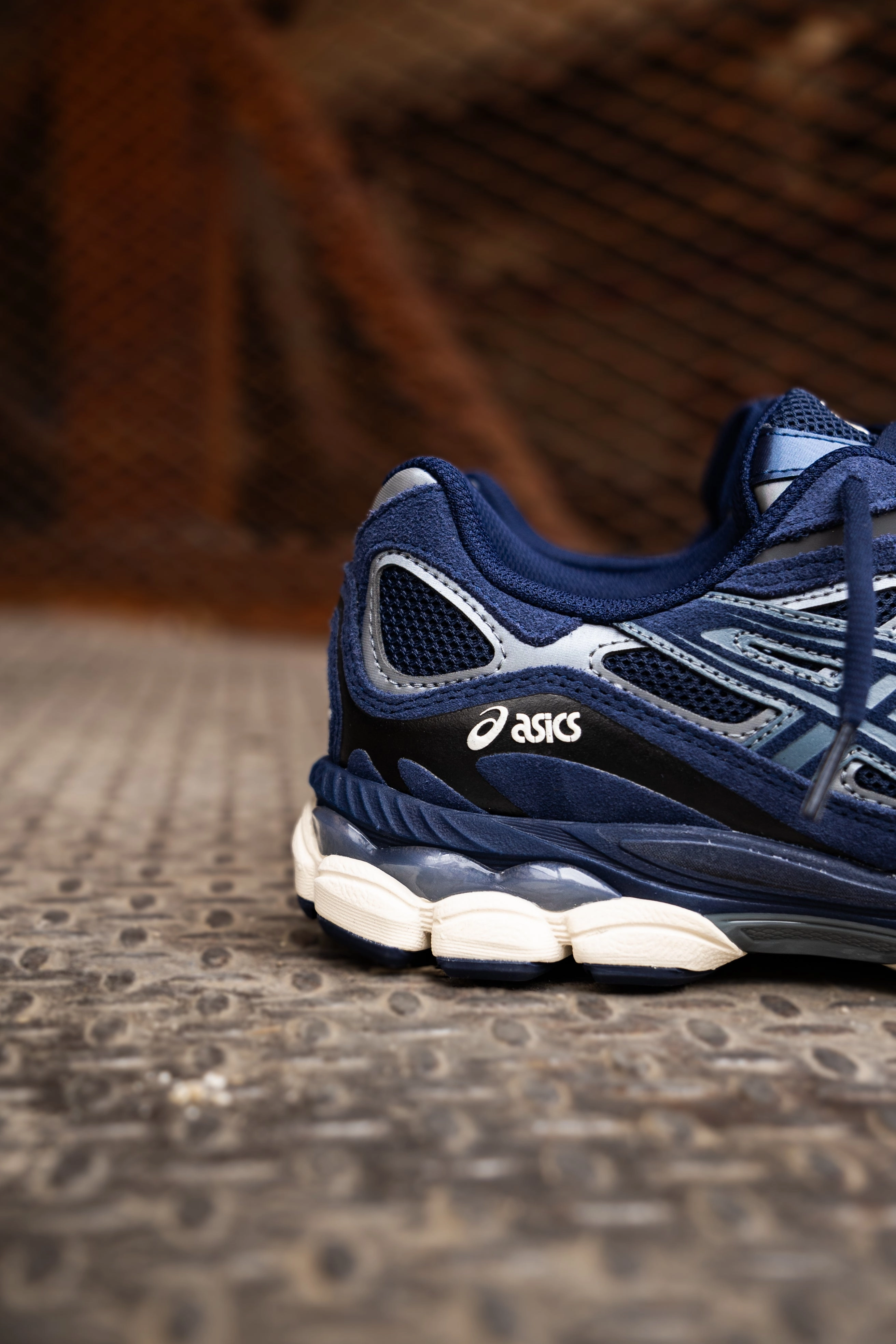 Mens Asics Gel-NYC (Midnight/Midnight) running shoe close-up shots