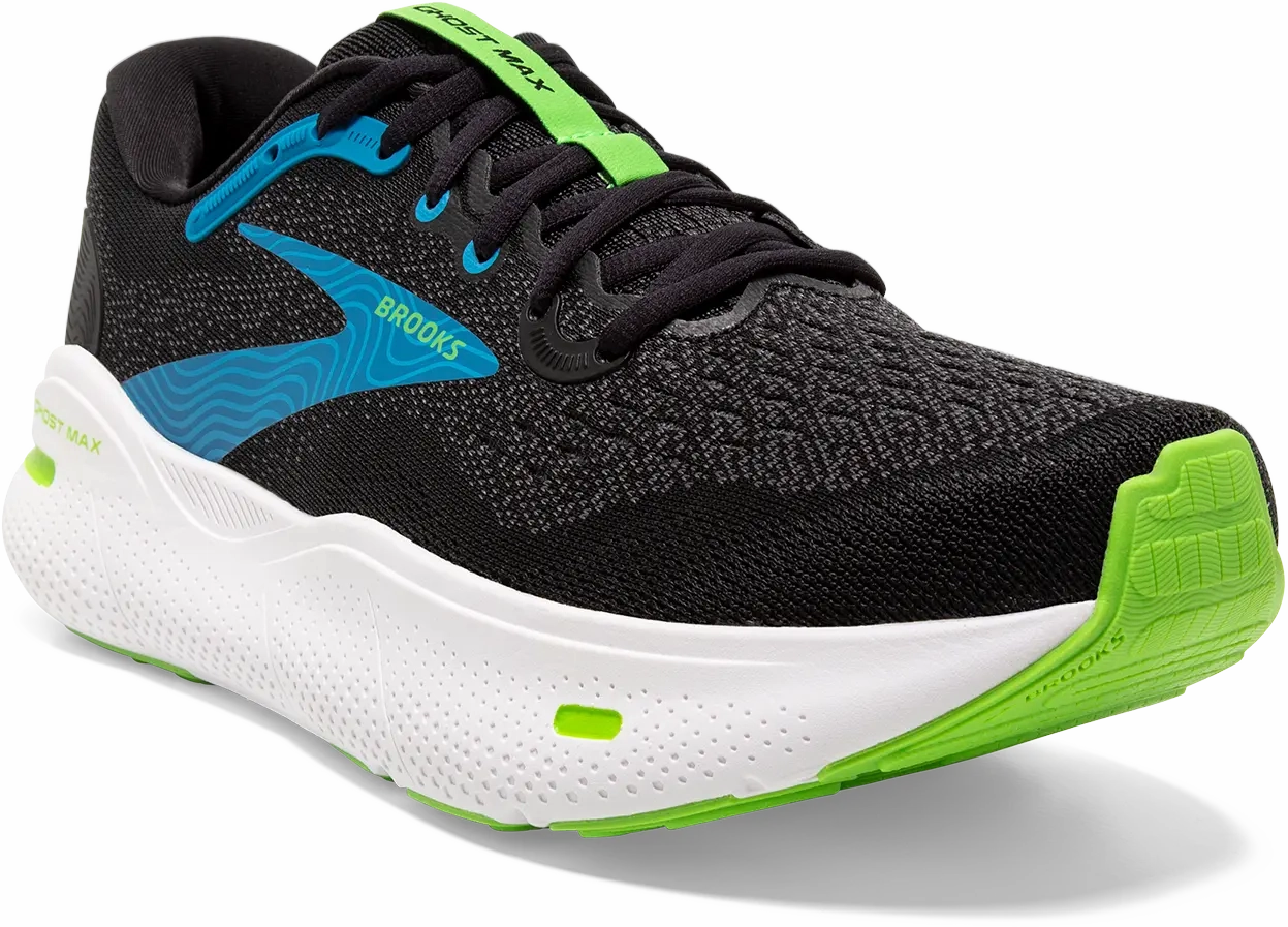 Mens Brooks Ghost Max  Maximum Cushioning & Stability Brooks versatile athletic shoe models