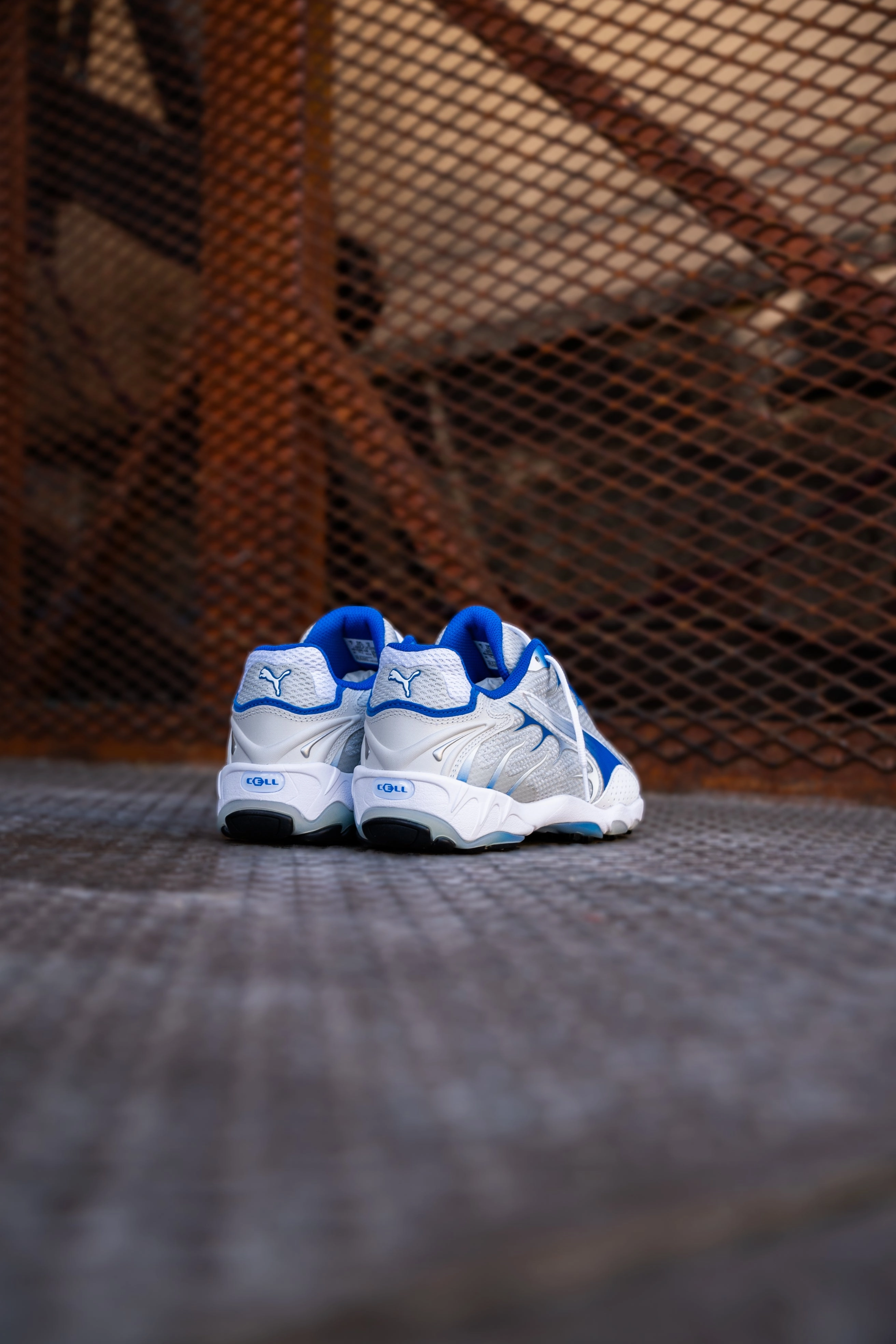 Mens Puma Inhale (Feather Grey/Team Roya) Puma athletic shoe visuals