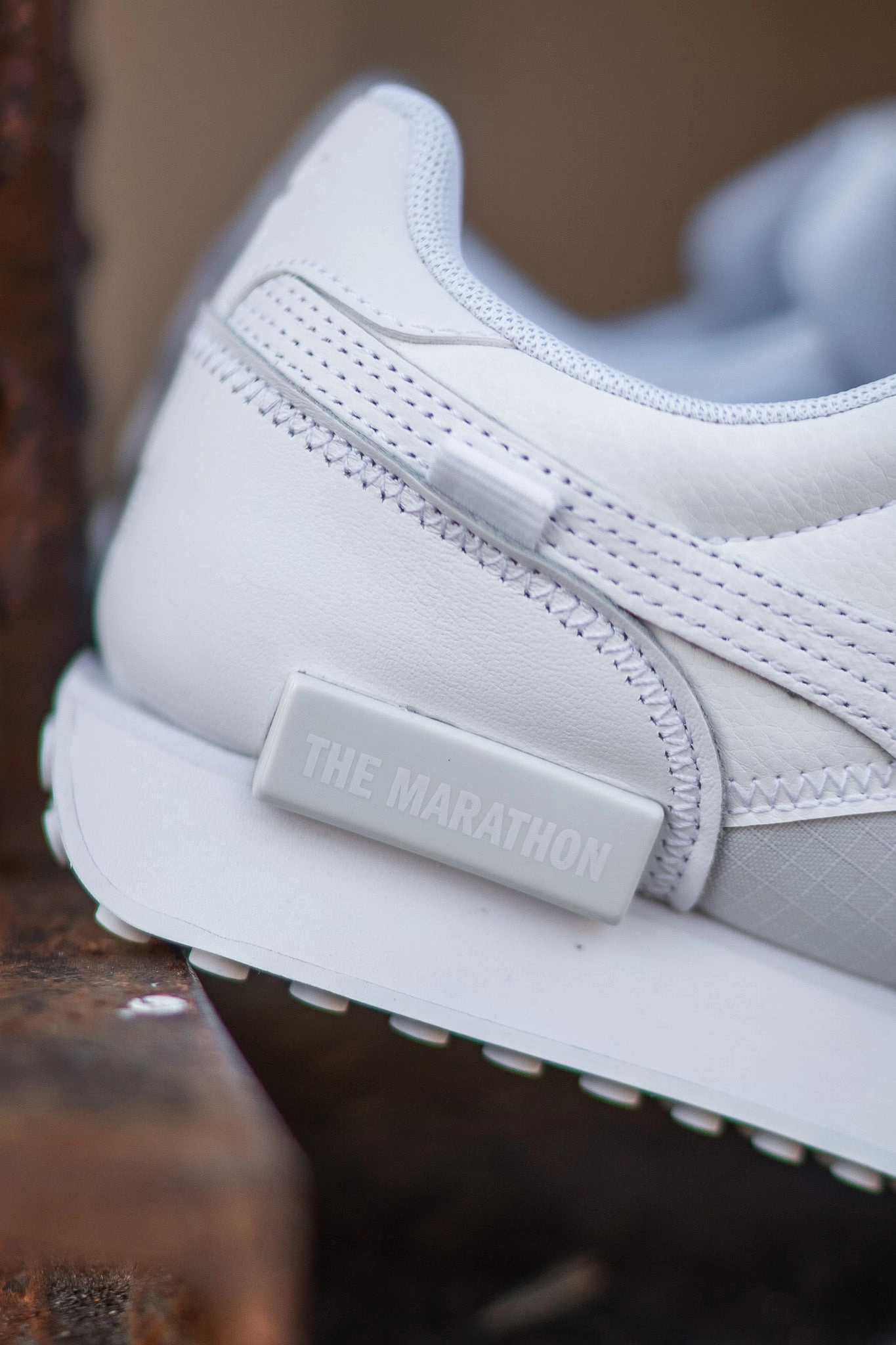 Mens Puma x TMC Future Vintage Rider (White) Puma athletic shoe visuals