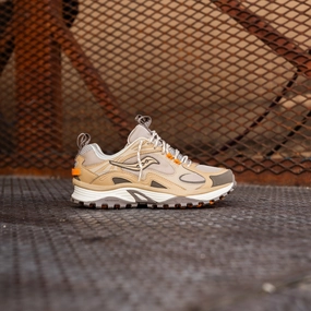 Mens Saucony Grid Aura X (Whey/Orange) Saucony all-day comfort athletic sneakers