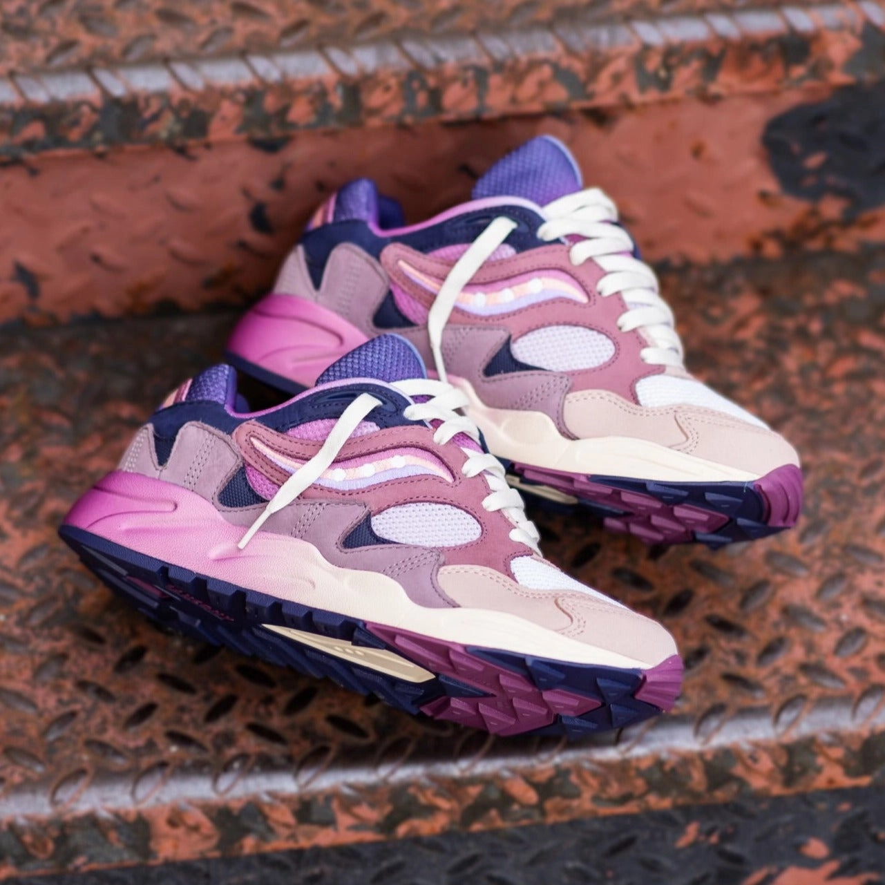 Mens Saucony Grid Shadow 2 Summer Solstice (Lilac/Blue) Saucony versatile athletic footwear