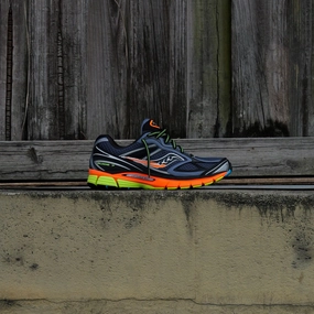 Mens Saucony ProGrid Guide 7 (Grey/Multi) Saucony all-day comfort athletic sneakers