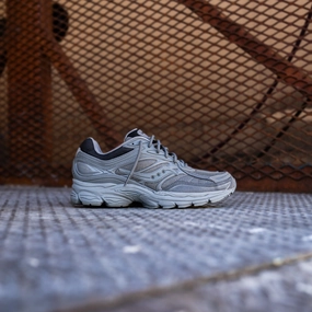 Mens Saucony ProGrid Omni 9 (Grey/Gris) Saucony all-day comfort athletic sneakers