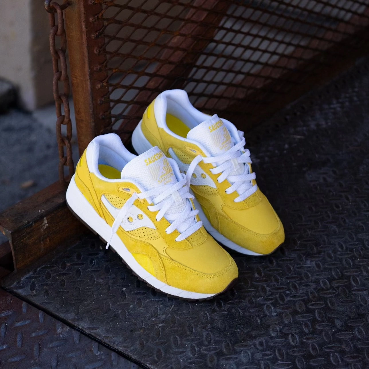 Mens Saucony Shadow 6000 Ivy Prep (Yellow/White)- S70802-2 Saucony versatile athletic footwear