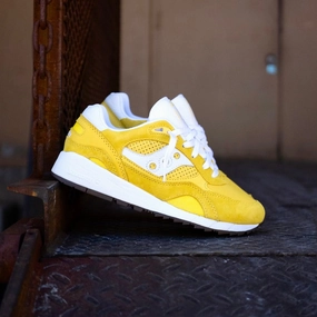 Mens Saucony Shadow 6000 Ivy Prep (Yellow/White)- S70802-2 Saucony all-day comfort athletic sneakers