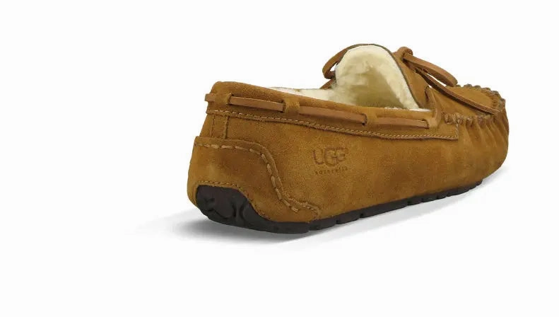 Mens UGG Olsen  Classic Suede Slipper with Cozy Sheepskin Lining Ugg cozy footwear visuals